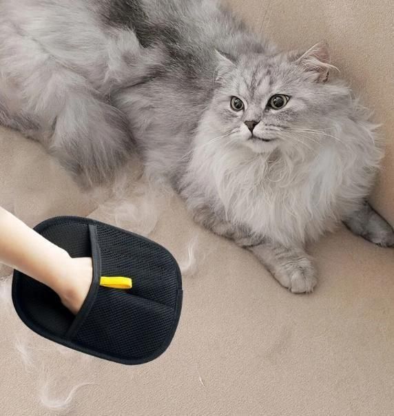 POLOXIME Pet Hair Removal Gloves (Pack of 2)